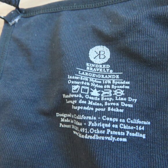 KINDRED BRAVELY Simply Sublime® Nursing Pumping Bra in Black - Size L - Picture 13 of 13